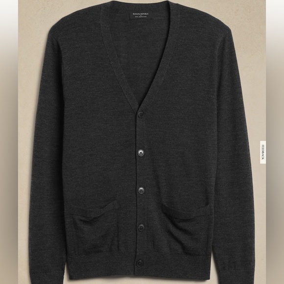 Merino Wool Cardigan - Picture 2 of 5